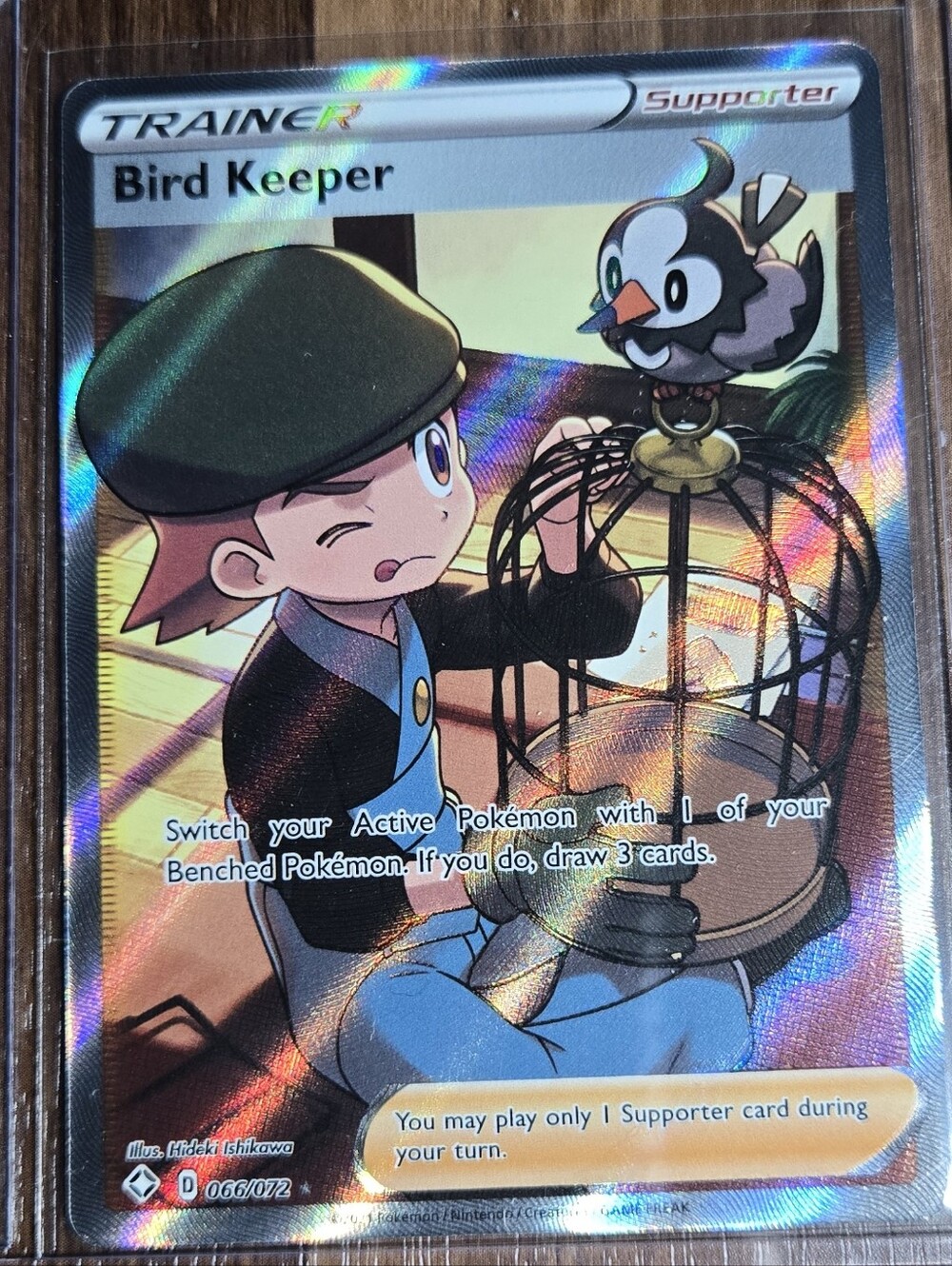 Pokémon Card Full Art - Bird Keeper Trainer